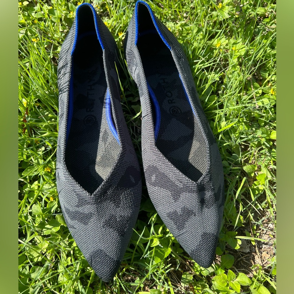 Rothy’s The Point sz 12.5 in Black Camo